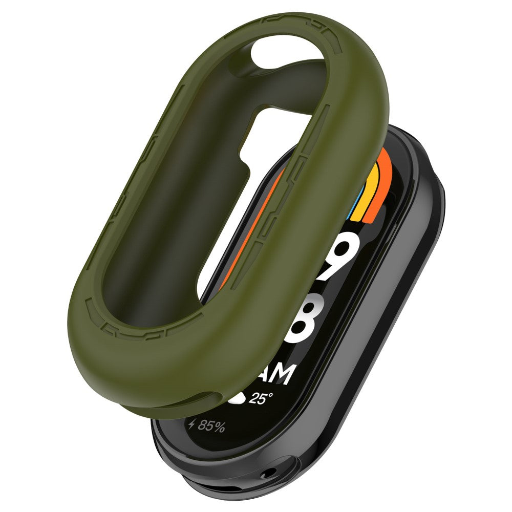 Xiaomi Mi Band 9 / 9 NFC Silicone Watch Case Anti-collision Protection Frame - Army Green#serie_9