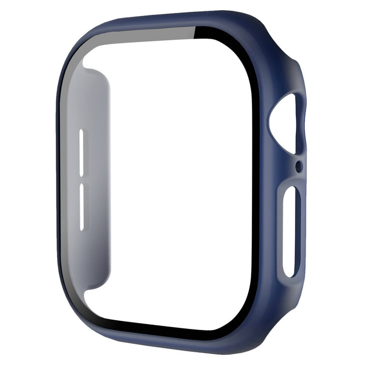 Apple Watch Series 10 46mm Protective Case All-Around Hard Bump Resistant Watch Cover with Tempered Glass Film - Midnight Blue#serie_3