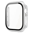 Mooi Apple Watch Series 10 42mm Hoesje met Schermbeschermer in Glas en Siliconen / TPU