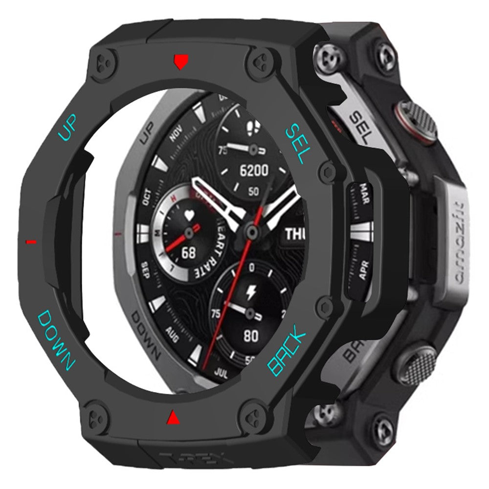 Huami Amazfit T-Rex 3 Watch Case Drop-Proof Hard PC Protective Cover - Black / Red / Blue#serie_5