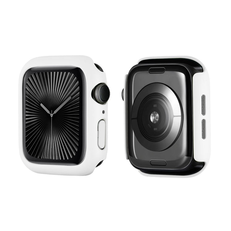 Apple Watch Series 10 46mm ENKAY HAT PRINCE Solid Color PC Watch Case Shockproof Cover - White#serie_1