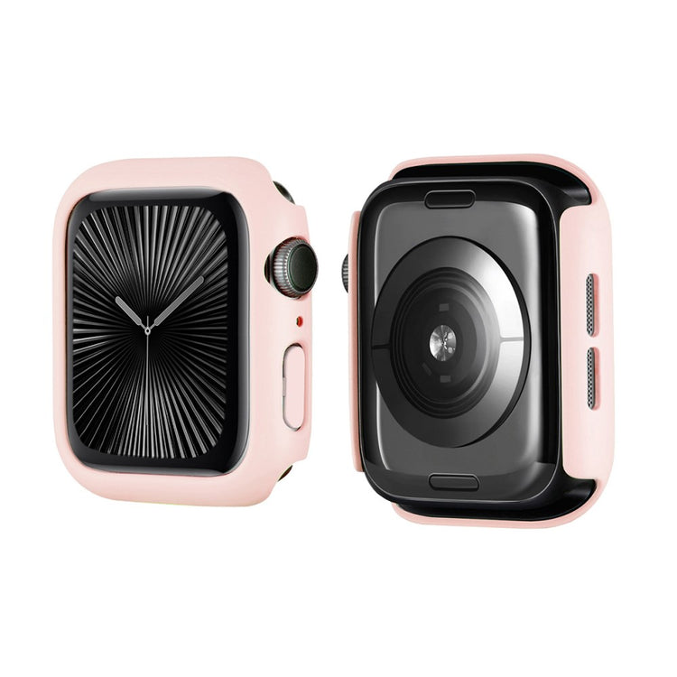 Apple Watch Series 10 46mm ENKAY HAT PRINCE Solid Color PC Watch Case Shockproof Cover - Pink#serie_4