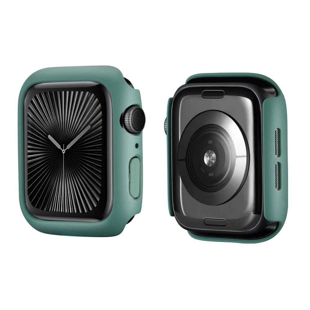 Apple Watch Series 10 46mm ENKAY HAT PRINCE Solid Color PC Watch Case Shockproof Cover - Dark Green#serie_5