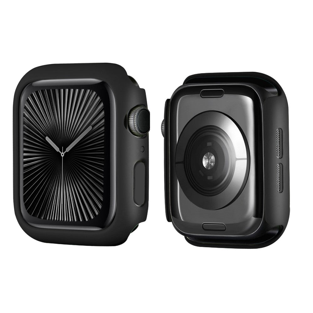Apple Watch Series 10 46mm ENKAY HAT PRINCE Solid Color PC Watch Case Shockproof Cover - Black#serie_6