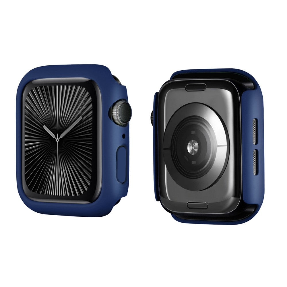 Apple Watch Series 10 46mm ENKAY HAT PRINCE Solid Color PC Watch Case Shockproof Cover - Dark Blue#serie_10