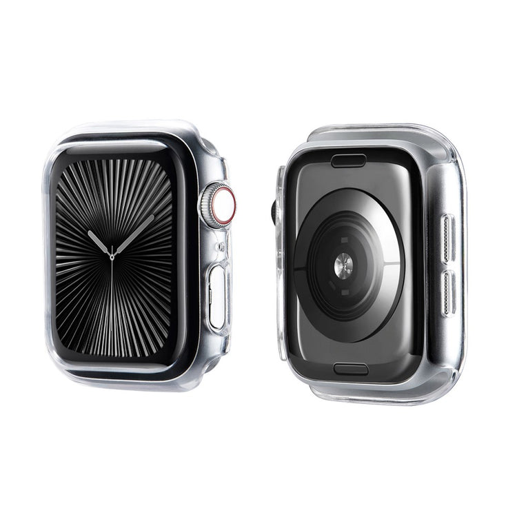 Apple Watch Series 10 46mm ENKAY HAT PRINCE Solid Color PC Watch Case Shockproof Cover - Transparent#serie_11