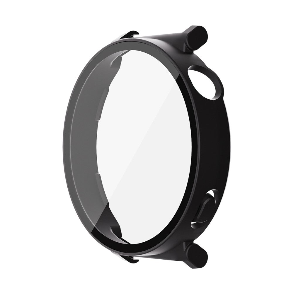 Huawei Watch GT 5 41mm ENKAY Hat-Prince 2-in-1 Rubberized Hard PC Frame with 9H Tempered Glass Screen Protector - Black#serie_2