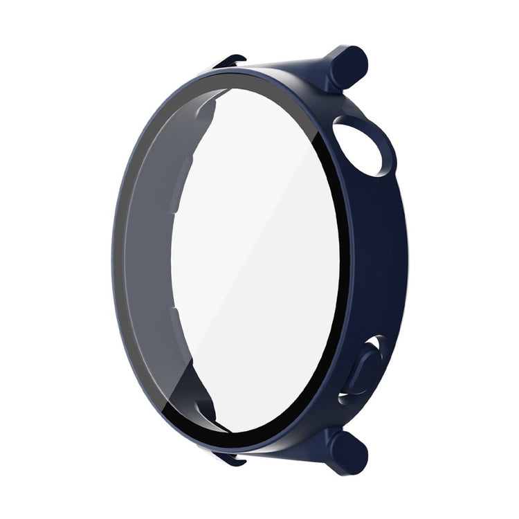 Huawei Watch GT 5 41mm ENKAY Hat-Prince 2-in-1 Rubberized Hard PC Frame with 9H Tempered Glass Screen Protector - Dark Blue#serie_3