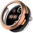 Comfortabel Google Smartwatch Strass en Siliconen / TPU Hoesje