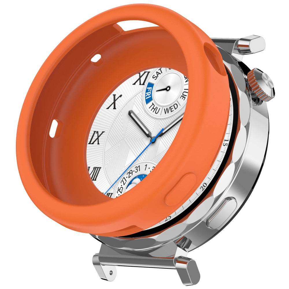 Huawei Watch GT 5 41mm / Watch GT 4 41mm Case Soft Silicone Protective Frame Cover - Orange#serie_1