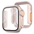 Absoluut Goed Apple Smartwatch Universeel Hoesje met Schermbeschermer in Glas en Siliconen / TPU