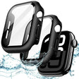 Absoluut Mooi Apple Watch Series 10 42mm Hoesje met Schermbeschermer in Glas en Siliconen / TPU