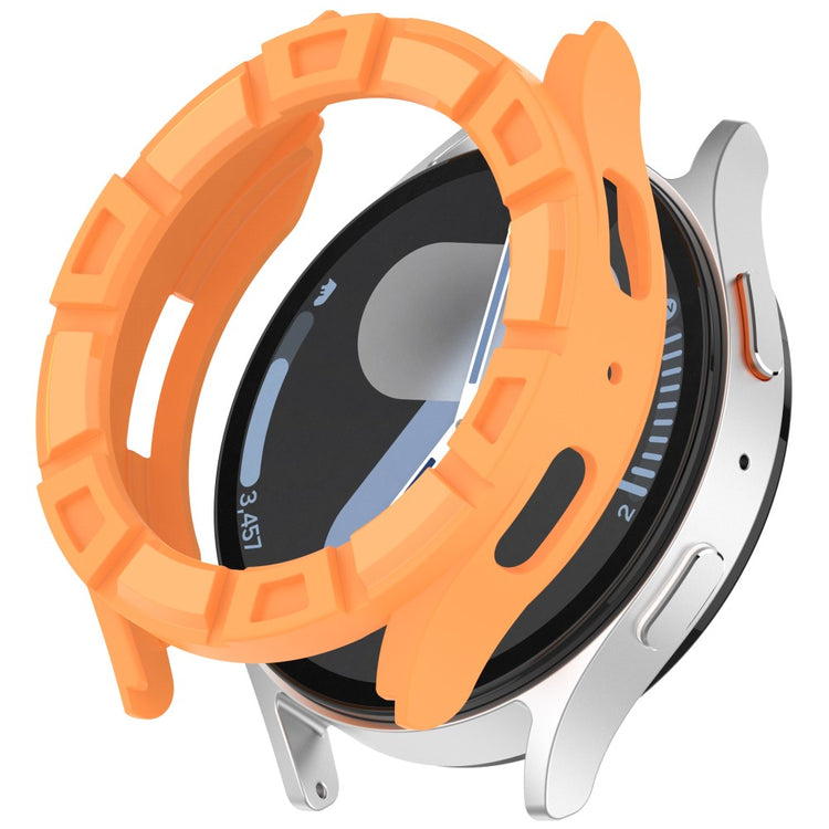 Samsung Galaxy Watch7 40mm Watch Case Hollow Armor Soft Flexible Watch Frame - Orange#serie_2