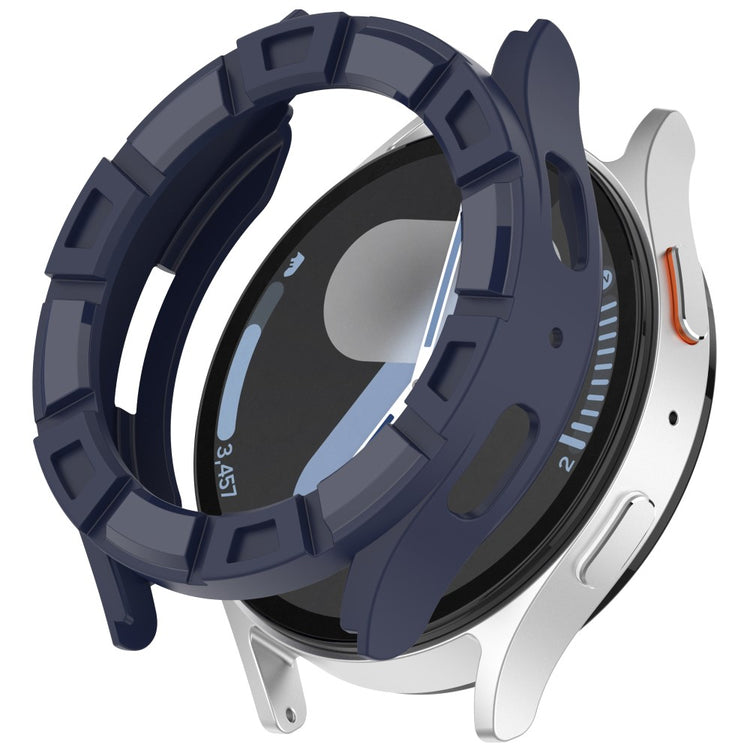 Samsung Galaxy Watch7 40mm Watch Case Hollow Armor Soft Flexible Watch Frame - Blue#serie_4