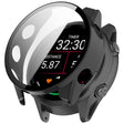 Mega Modieus Garmin Forerunner 570 47mm Hoesje met Schermbeschermer in Glas en Siliconen / TPU