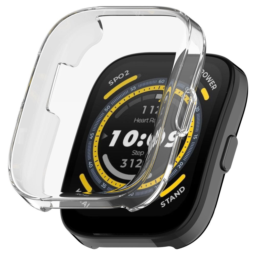 Vildt Flot Silikone Cover passer til Amazfit Bip 5 - Gennemsigtig#serie_1