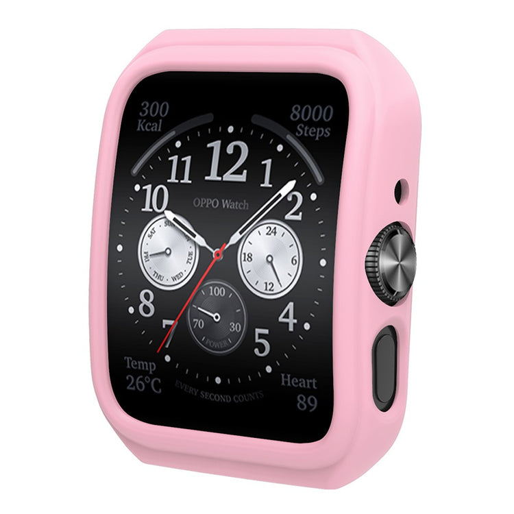 Silikone Universal Bumper passer til Oppo Watch 4 Pro / Oppo Watch 3 Pro - Pink#serie_2