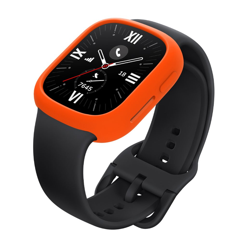 Beskyttende Silikone Bumper passer til Honor Watch 4 - Orange#serie_5