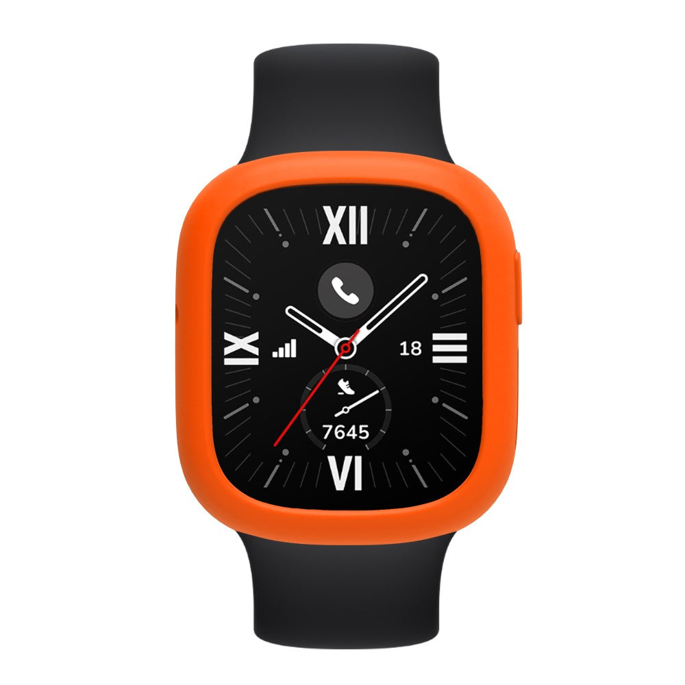 Beskyttende Silikone Bumper passer til Honor Watch 4 - Orange#serie_5