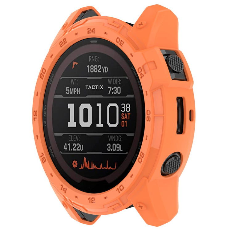 Fleksibel Silikone Bumper passer til Garmin Tactix 7 - Orange#serie_1