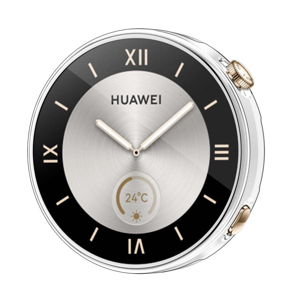 Fint Silikone Cover passer til Huawei Watch GT 4 41mm - Sølv#serie_5