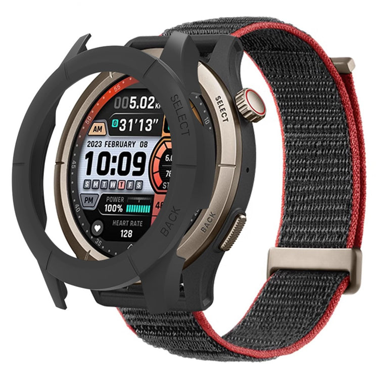 Silikone Bumper passer til Amazfit Cheetah Pro - Sort#serie_1