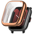 Horlogekast voor Huami Amazfit Active (A2211) Flexibel hoesje met gegalvaniseerd frame - gegalvaniseerd roségoud