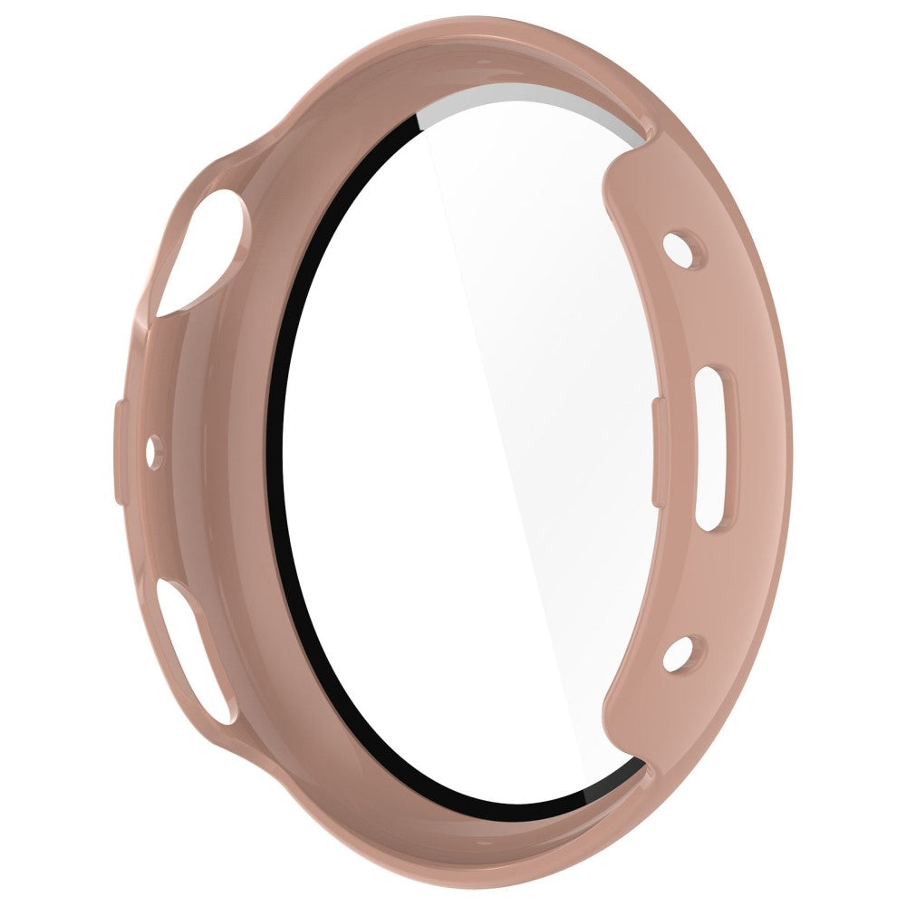 Vildt Flot Cover med Skærmbeskytter i Glas passer til Vivo Watch 3 - Pink#serie_1