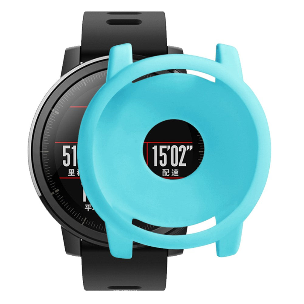 Beskyttende Silikone Bumper passer til Amazfit Stratos 2 \ 2s - Blå#serie_7