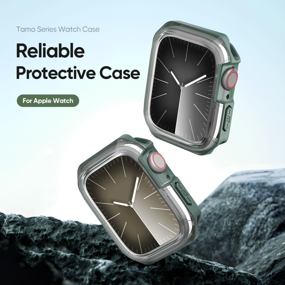 Beskyttende Silikone Cover passer til Apple Smartwatch - Grøn#serie_4