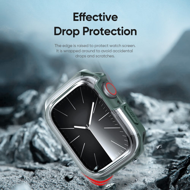 Beskyttende Silikone Cover passer til Apple Smartwatch - Grøn#serie_4