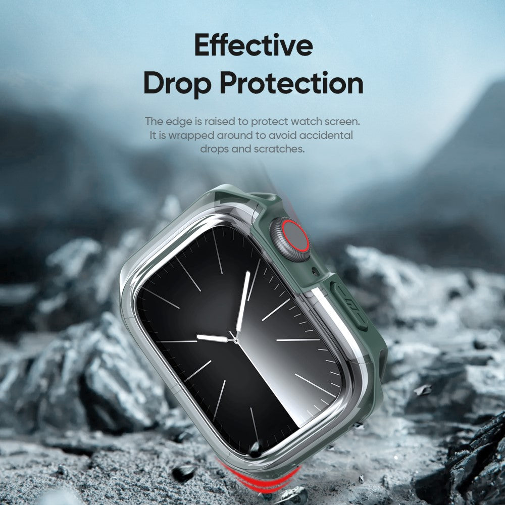 Rigtigt Fint Silikone Cover passer til Apple Smartwatch - Grøn#serie_4