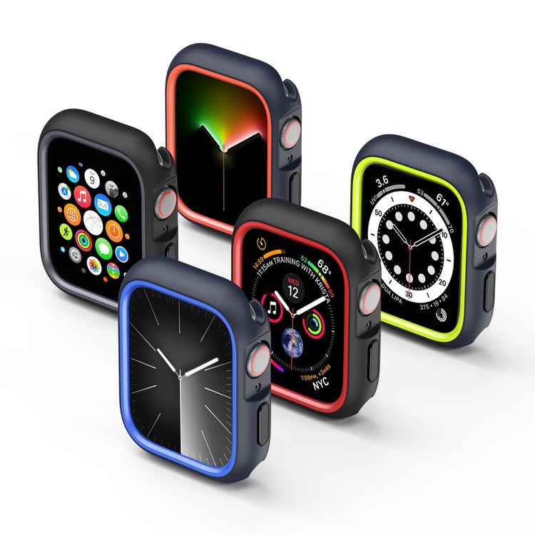 Rigtigt Fint Silikone Cover passer til Apple Smartwatch - Blå#serie_4