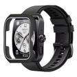 Oppo Watch 4 Pro Schokbestendig Hard Impact-Resistent Horloge Beschermhoesje - Zwart+Wit