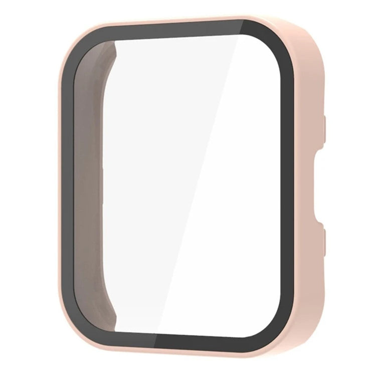 Vildt Fed Cover med Skærmbeskytter i Glas passer til Amazfit Bip 5 - Pink#serie_3