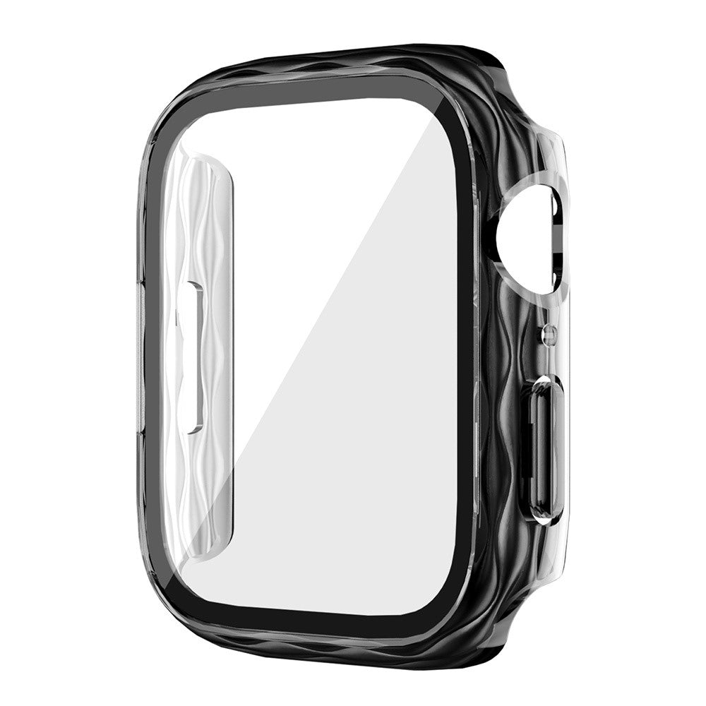 Mega Stylish Apple Smartwatch Universel Cover with Screen Protector in Glass - Black#serie_4