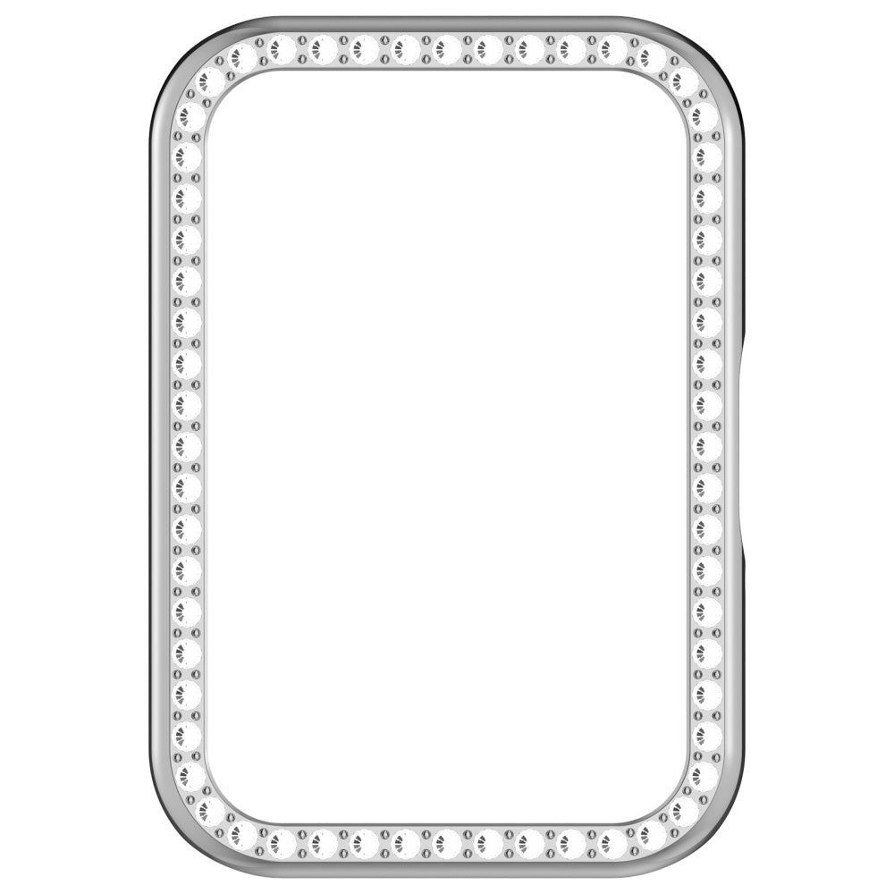 Samsung Galaxy Fit 3 Rhinestone Bumper - Silver#serie_3