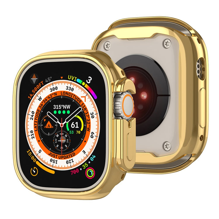 Apple Watch Ultra / Apple Watch Ultra 2 Flexible Silicone Universel Bumper - Gold#serie_2