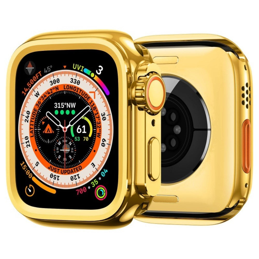 Watch Cover Apple Watch Series 4 / 5 / 6 / SE / SE (2022) 44mm Aluminum Alloy Protective Case - Gold#serie_3