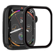 Zacht Apple Smartwatch Universeel Hoesje met Schermbeschermer in Glas en Siliconen / TPU