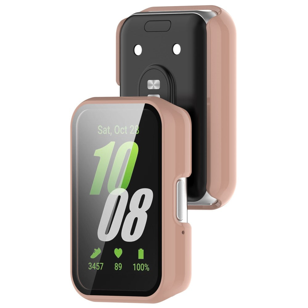 Mega Fashionable Samsung Galaxy Fit 3 Cover with Screen Protector in Plastic and Glass - Pink#serie_5