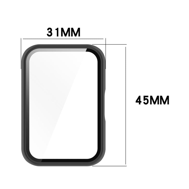 Mega Fashionable Samsung Galaxy Fit 3 Cover with Screen Protector in Plastic and Glass - Silver#serie_8