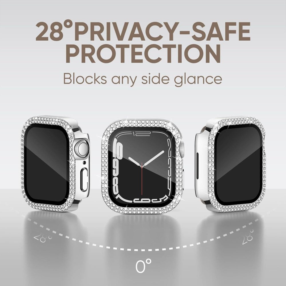 Incredibly Good Apple Smartwatch Universel Cover with Screen Protector in Rhinestone and Glass - Green#serie_6