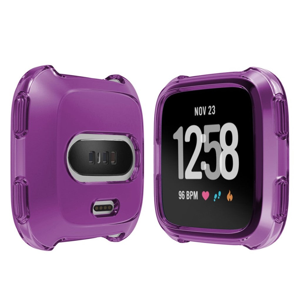 Mega Fint Fitbit Versa Silikone Cover - Lilla#serie_1