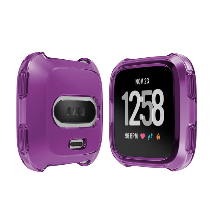 Mega Fint Fitbit Versa Silikone Cover - Lilla#serie_1