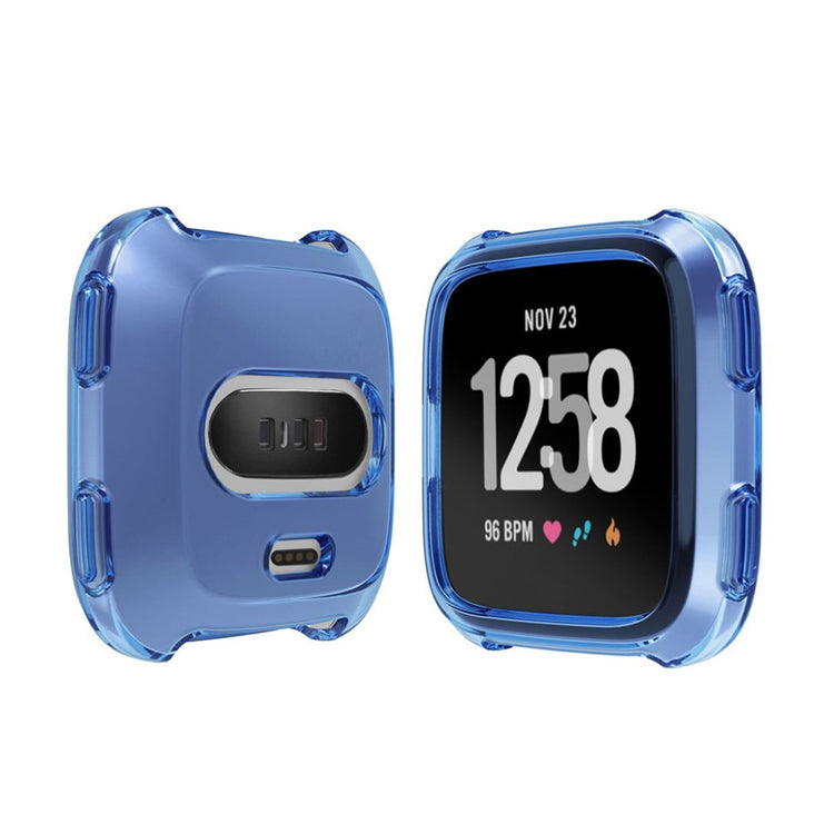 Mega Fint Fitbit Versa Silikone Cover - Blå#serie_2