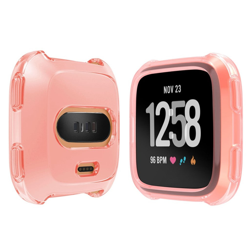 Mega Fint Fitbit Versa Silikone Cover - Pink#serie_3