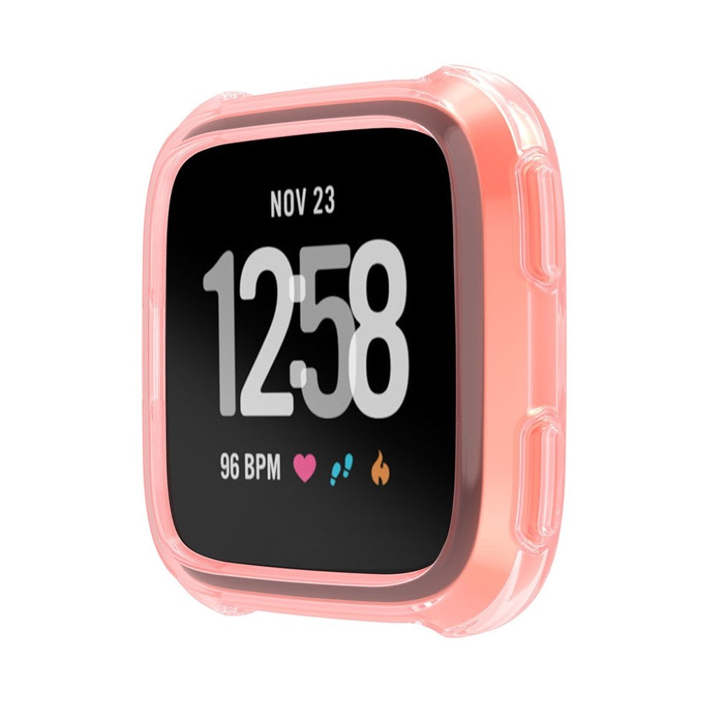 Mega Fint Fitbit Versa Silikone Cover - Pink#serie_3