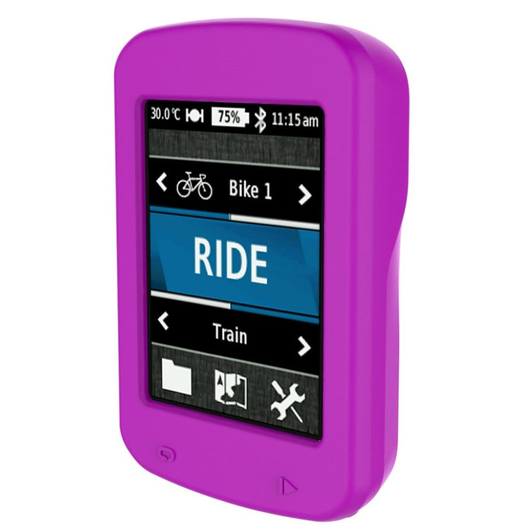 Super Fint Garmin Edge 820 Silikone Cover - Lilla#serie_1