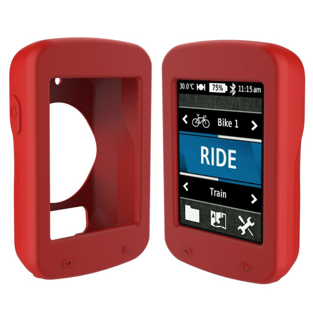 Super Fint Garmin Edge 820 Silikone Cover - Rød#serie_8